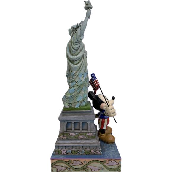 Jim Shore Disney LIBERTY AND JUSTICE FOR ALL Mickey Mouse Statue of Liberty - Picture 3 of 11